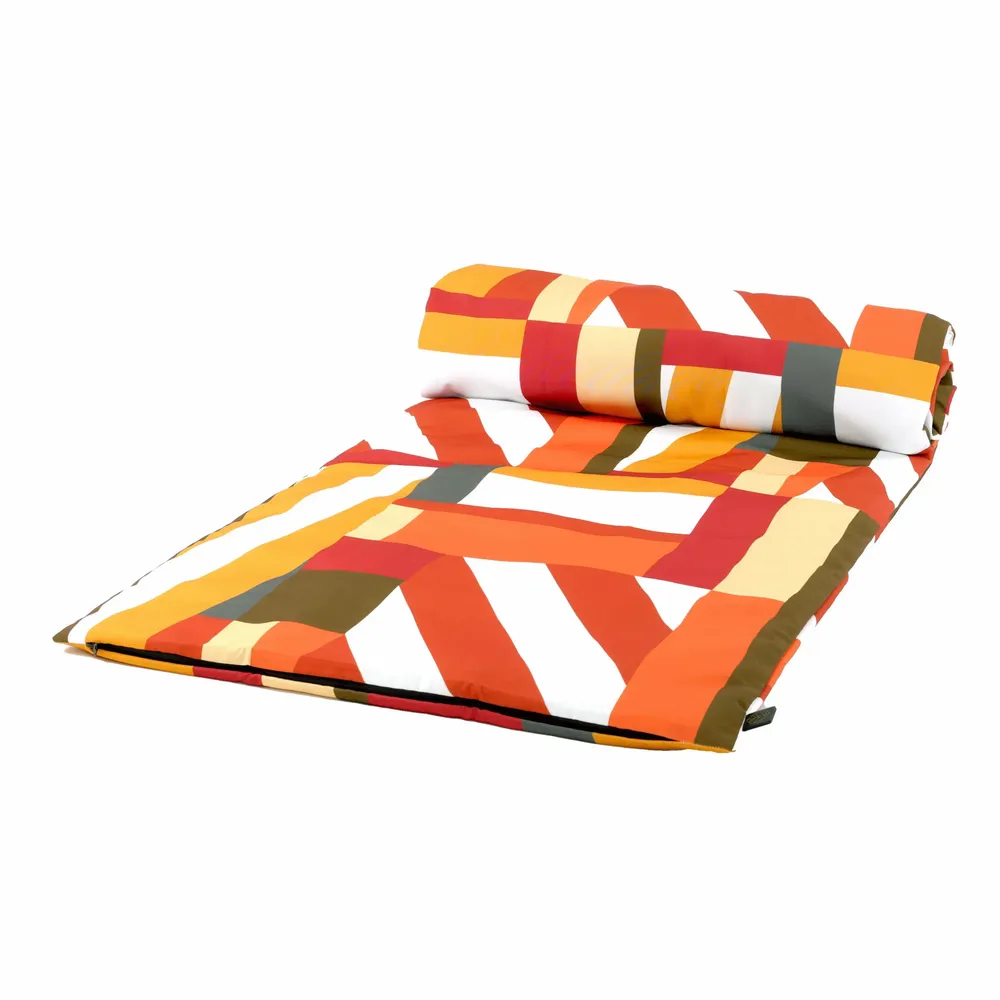 Outdoor decorative accessories - Pondicherry cushion, sun lounger and deckchair - HAOMY