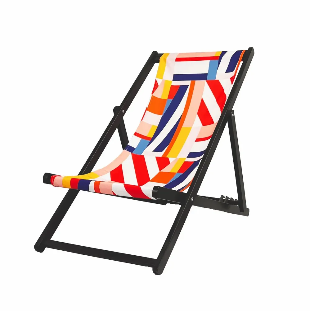 Outdoor decorative accessories - Pondicherry cushion, sun lounger and deckchair - HAOMY