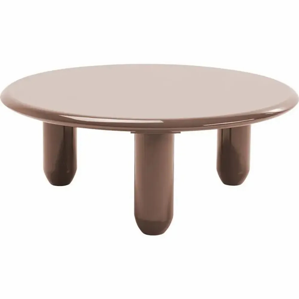 Coffee tables - Eliano Taupe Coffee Table Ø90cm - KARE DESIGN