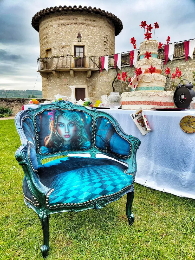 Customizable objects - Alice IA armchair - LUVI'ART