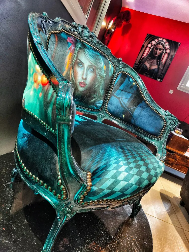 Customizable objects - Alice IA armchair - LUVI'ART