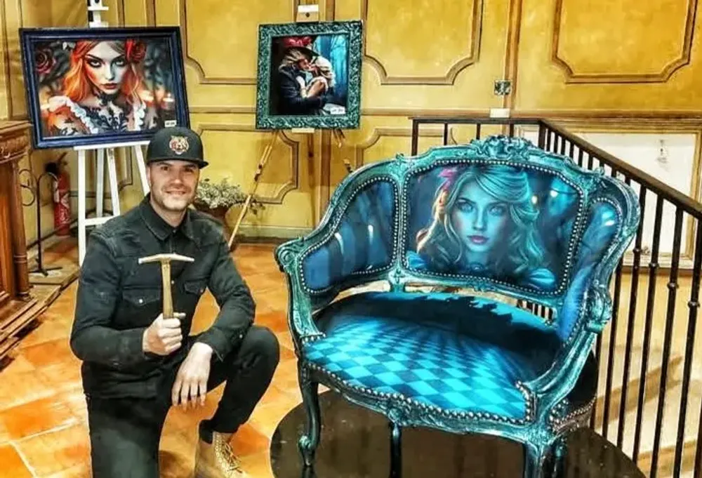 Customizable objects - Alice IA armchair - LUVI'ART