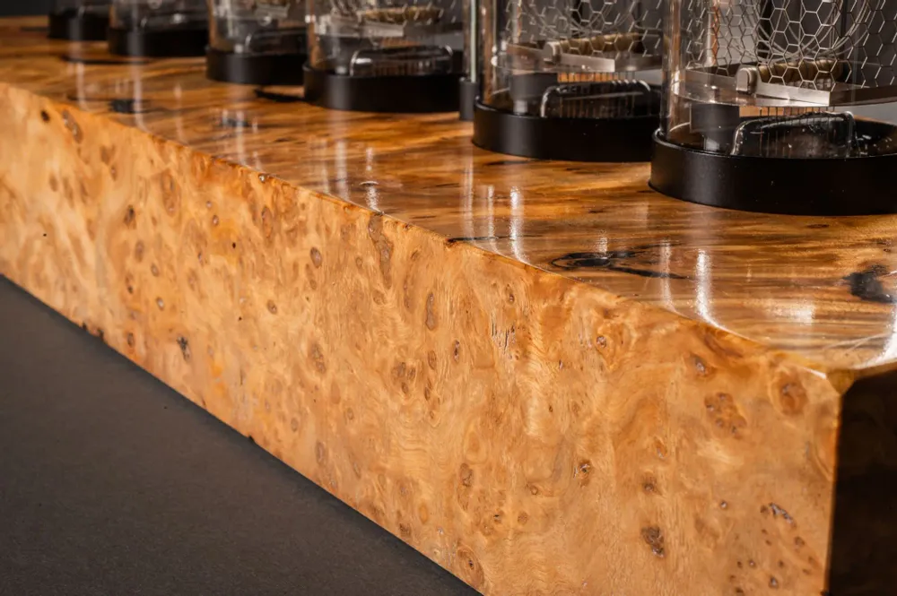 Clocks - Nixie ZIN70 Clock: The Poplar Magnifying Glass - NIXIEFAB FRANCE