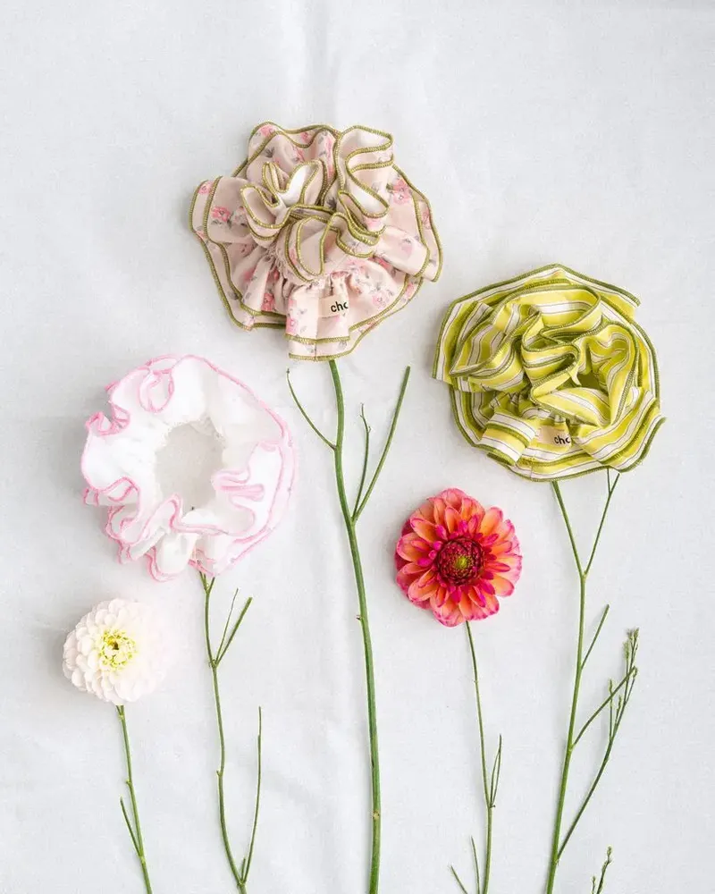 Élastiques & chouchous - Maxi chouchou à fleurs - CHOU²