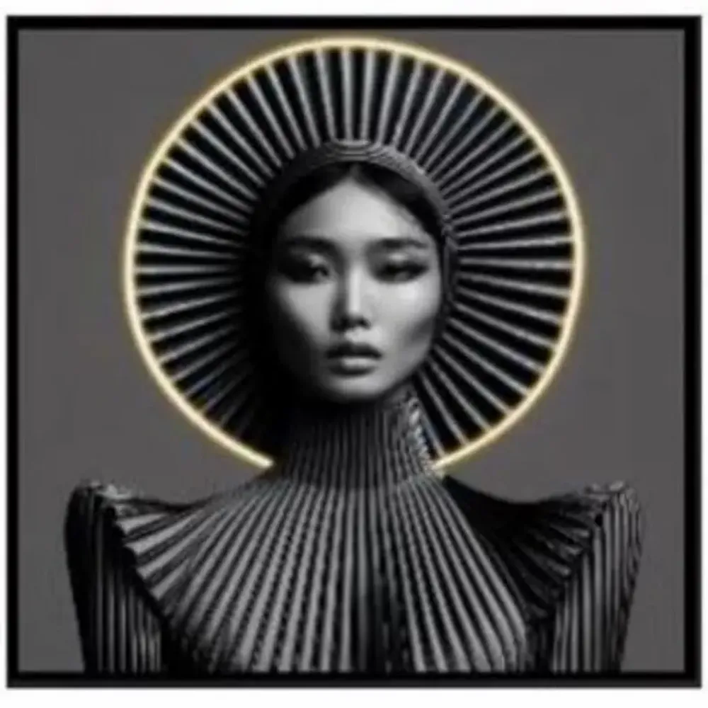 Photos d'art - Image Muse Géométrie LED 80 x 80cm - KARE DESIGN