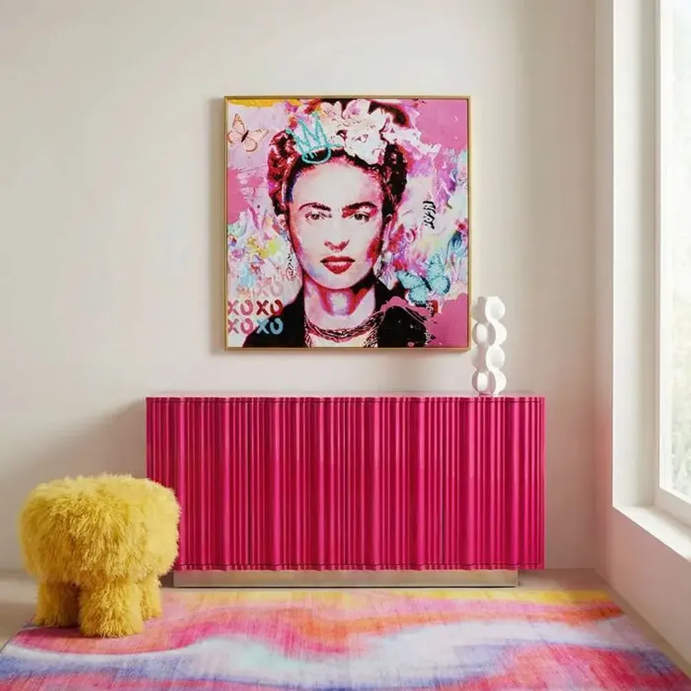 Sideboards - Sideboard Stucco Pink 152x80cm - KARE DESIGN