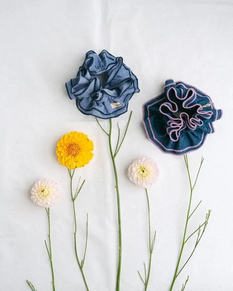 Élastiques & chouchous - Maxi chouchou à fleurs - CHOU²