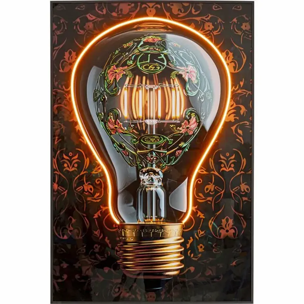 Photos d'art - Ampoule LED Picture Art 80 x 120 cm - KARE DESIGN