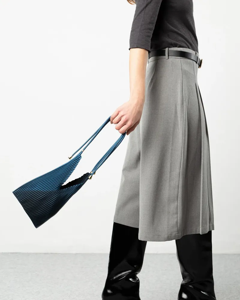 Bags and totes - Pleated bag MOROCCAN BLUE BABY BAG - MULTITUDES