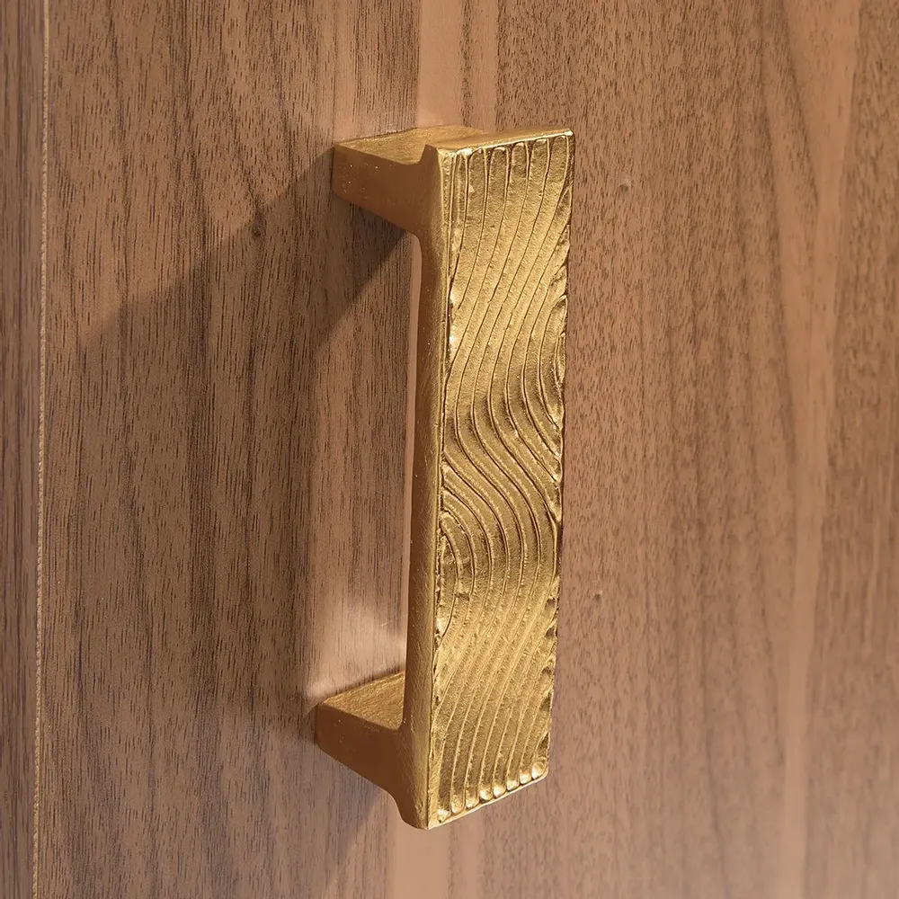 Quincaillerie d'art revêtement - ONDES Poignée de tirage - OBJET INSOLITE