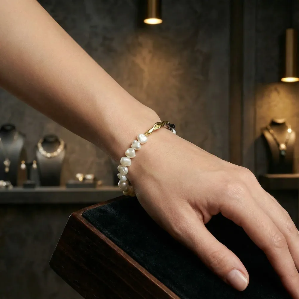 Bracelets - Bracelet Audrey - V UNIQUENESS FINE GREEK JEWELRY