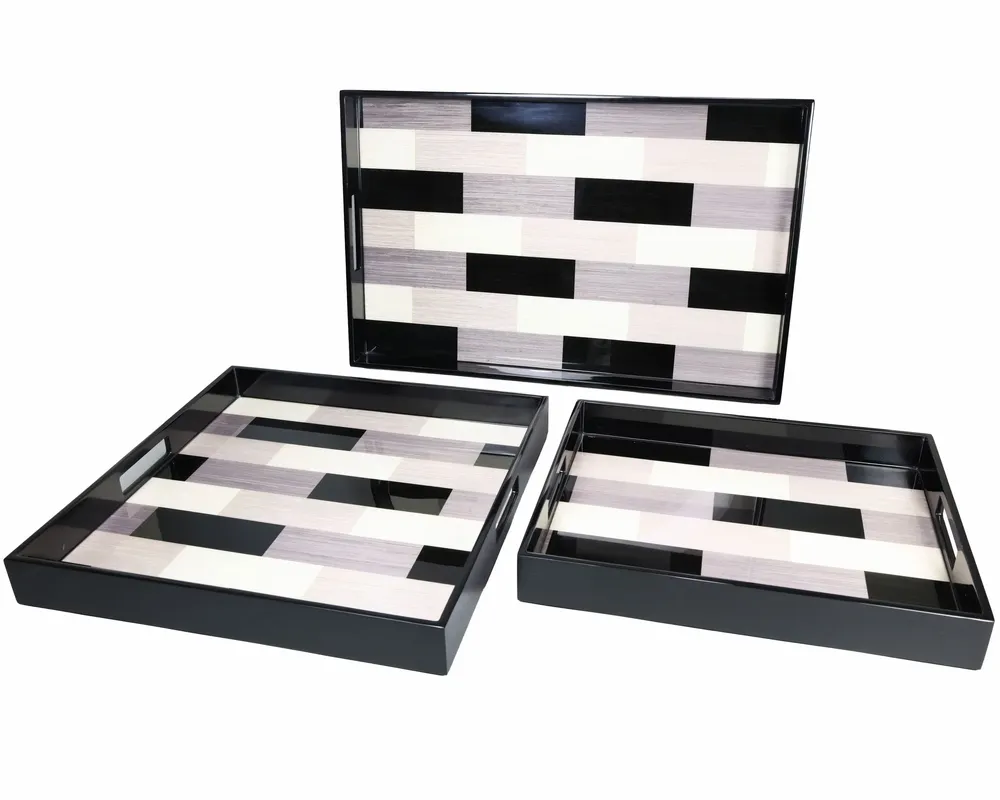 Trays - Handle Tray , " Chips " Collection & Double Happiness - PACIFIC CONNECTIONS