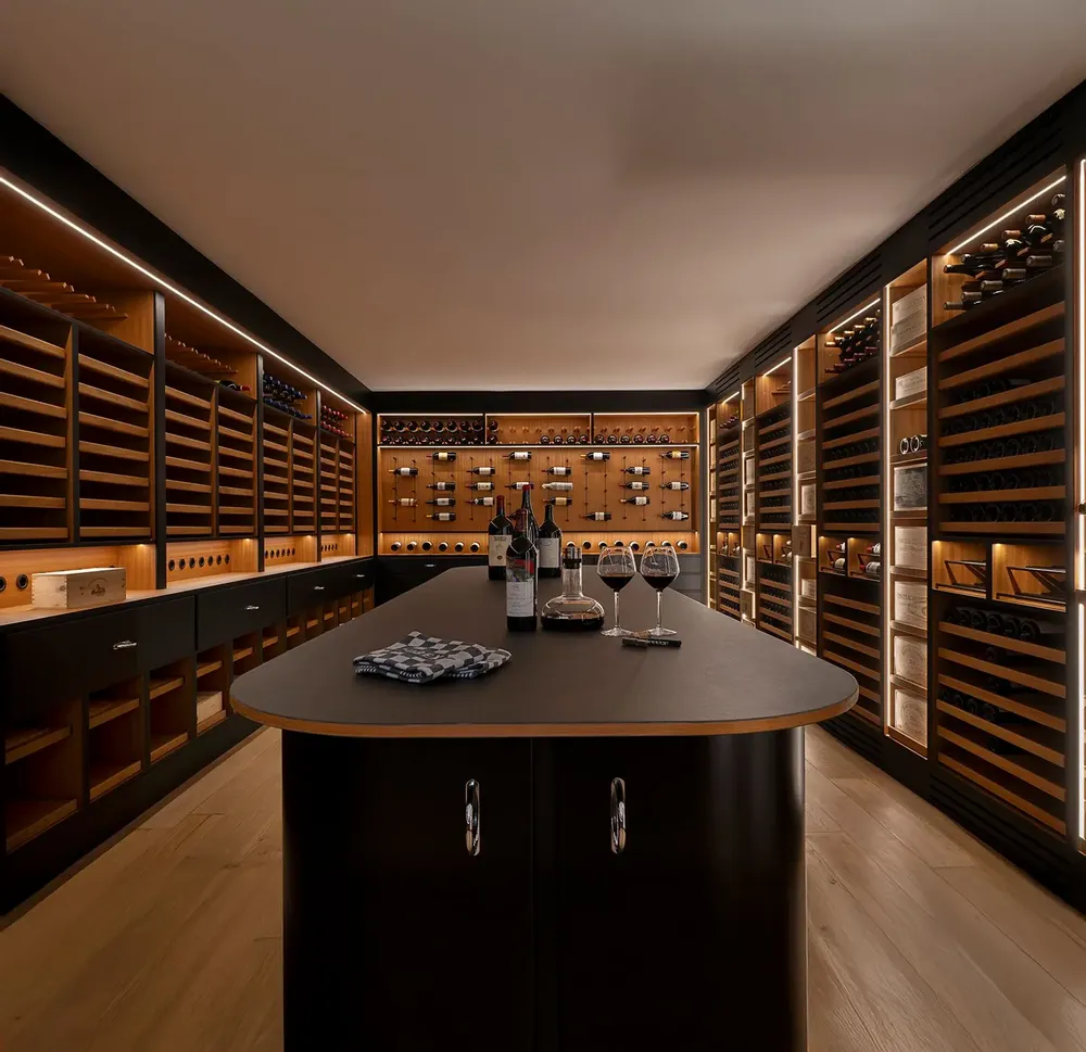 Kitchens furniture - CUBEX WINE CELLAR — the haute couture wine cellar - CUBEX