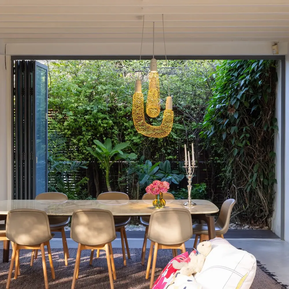 Ceiling lights - FIRMAMENT 2 - Handworked Metal Sculptural Pendant - ANGO