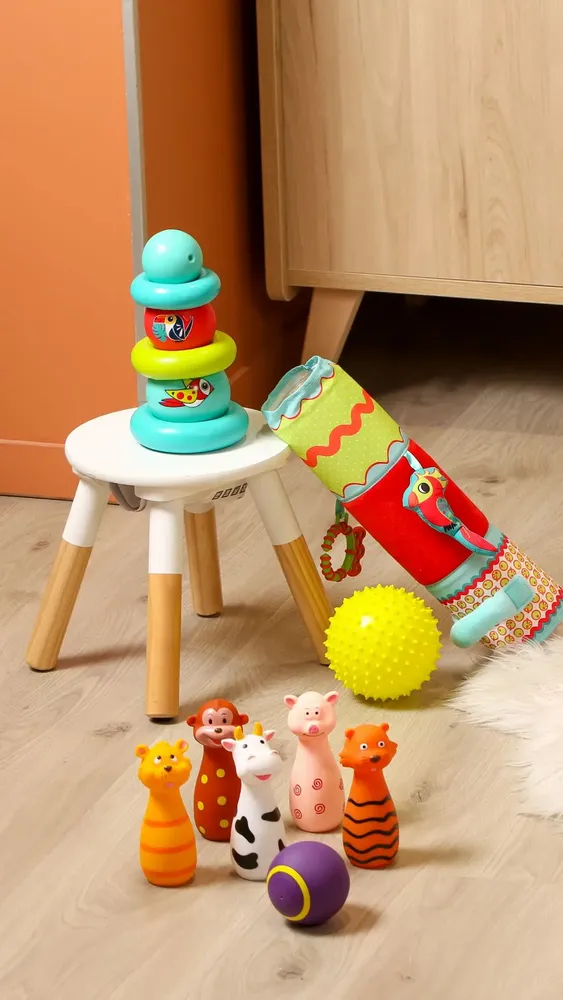 Jeux enfants - Jeu de quilles Animaux - LUDI