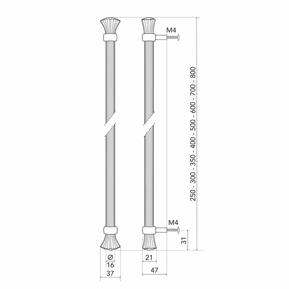 Decorative Ironwork - PASSEMENTERIE Made to measure handle - OBJET INSOLITE