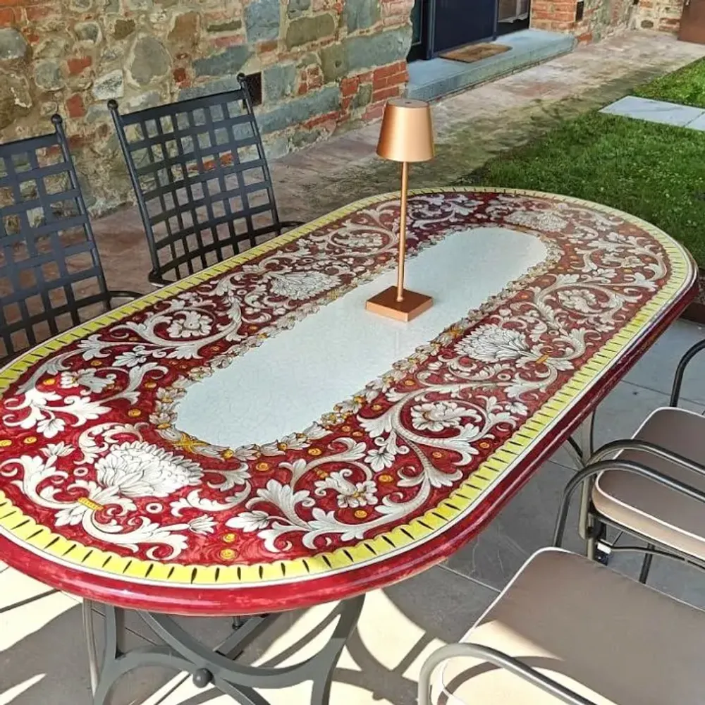 Lawn tables - Sabrina table - GRANDI MAIOLICHE FICOLA