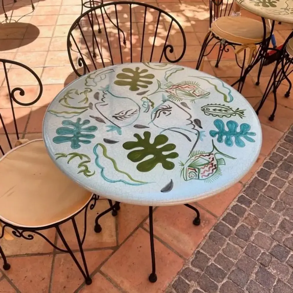 Tables de jardin - Table classique pour restaurants - GRANDI MAIOLICHE FICOLA