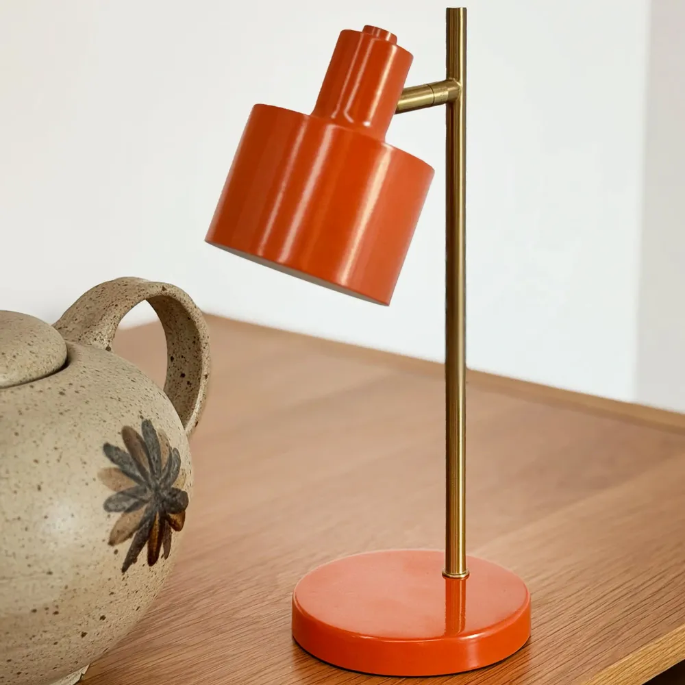 Table lamps - Ocean mini LED rechargeable table lamp orange - DYBERG LARSEN