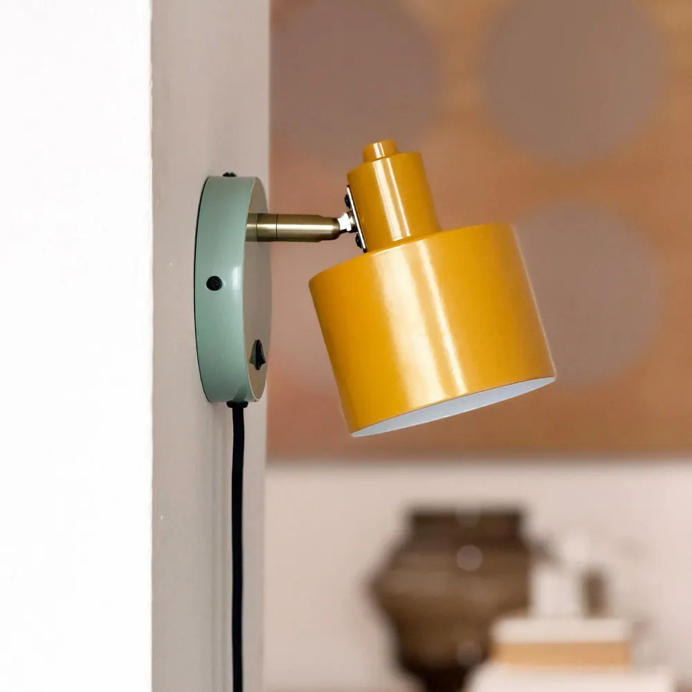 Lampes de table - Lampe murale Ocean Curry/Turquoise courte - DYBERG LARSEN