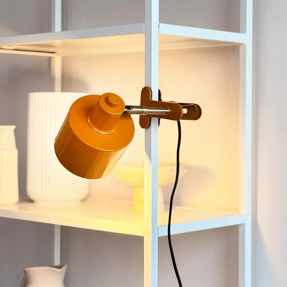 Wall lamps - Ocean Clip Lamp orange - DYBERG LARSEN
