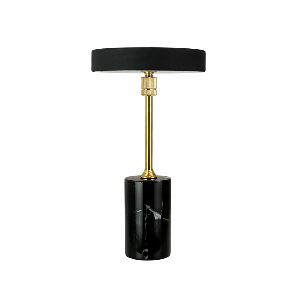 Table lamps - Starlight LED rechargeable table lamp brass with black marble - DYBERG LARSEN