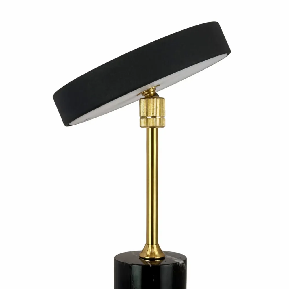 Table lamps - Starlight LED rechargeable table lamp brass with black marble - DYBERG LARSEN