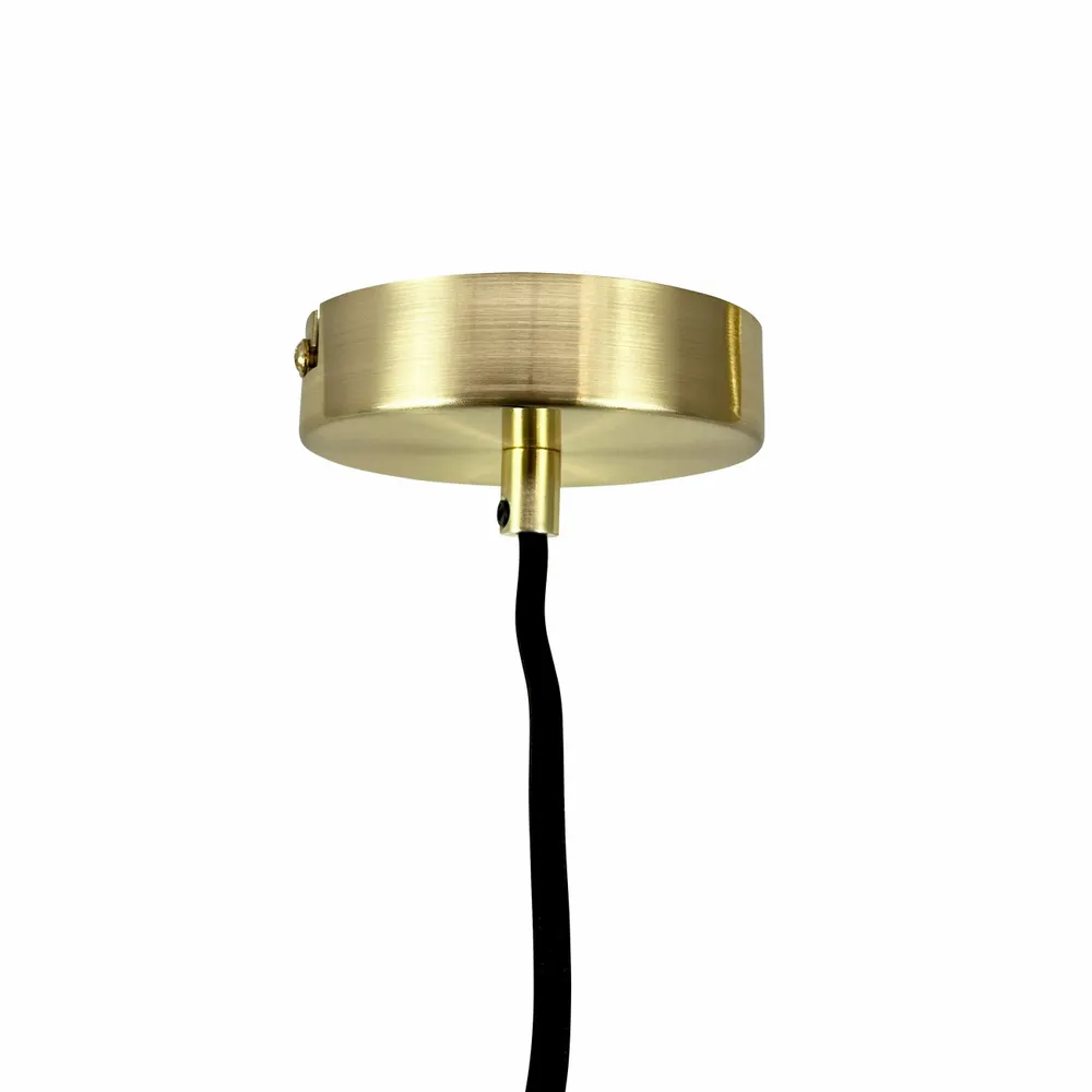 Suspensions - Lampe suspendue Nova D25 opale/laiton - DYBERG LARSEN