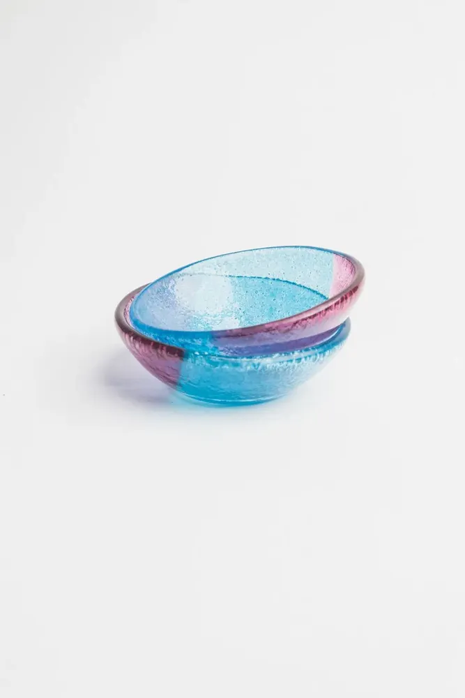 Bowls - Glass bowl FLOATING HUES - TRANQUILLO