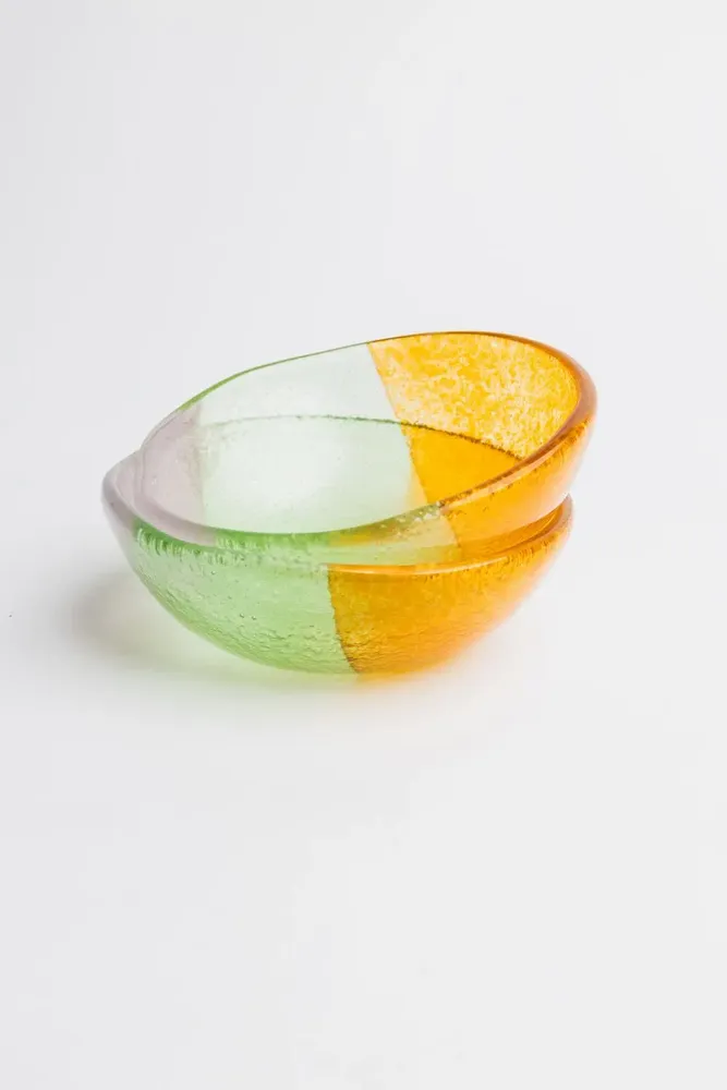 Bowls - Glass bowl FLOATING HUES - TRANQUILLO