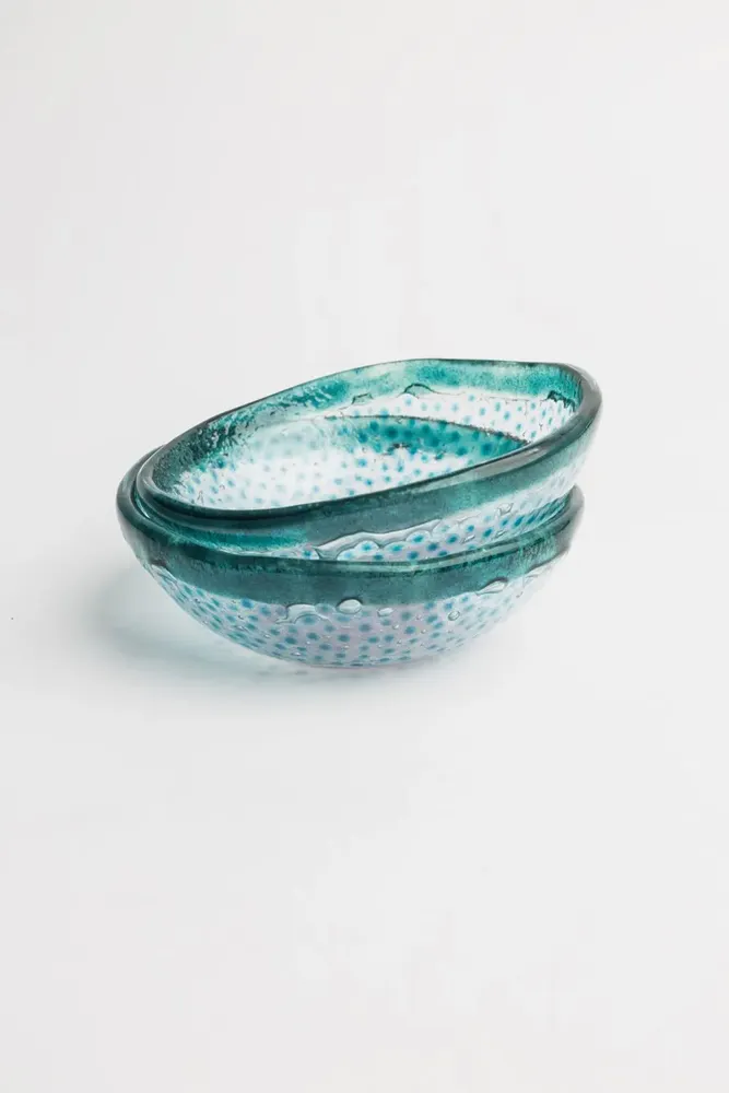 Bowls - Glass bowl FLOATING HUES - TRANQUILLO