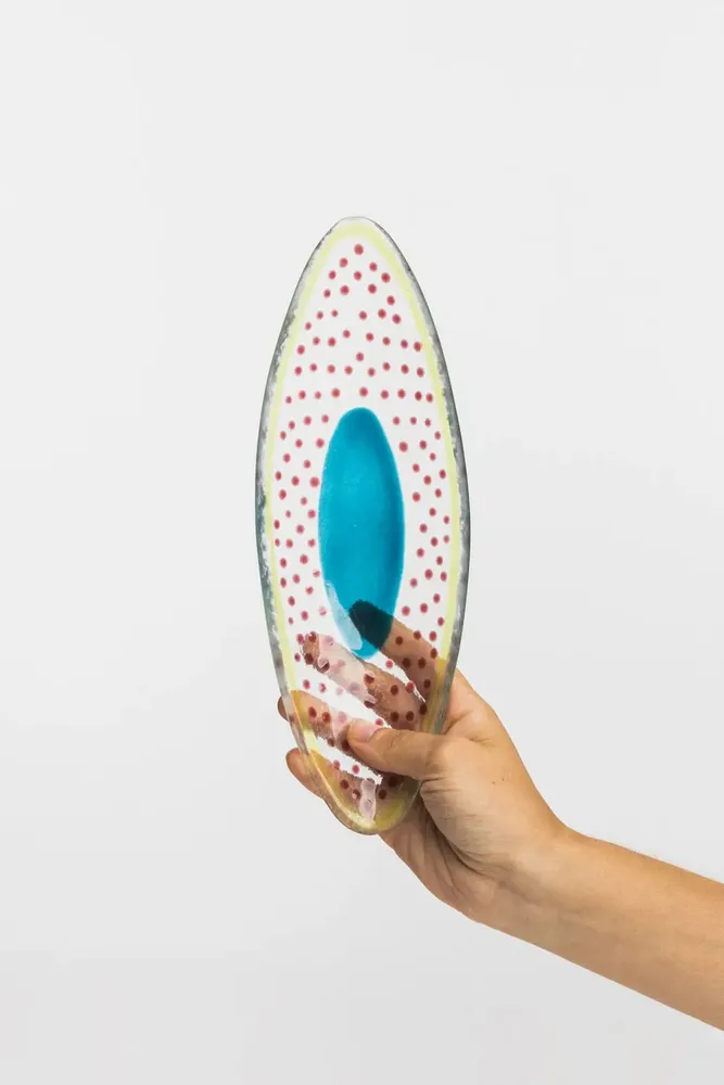 Bowls - Glass bowl FLOATING HUES - TRANQUILLO