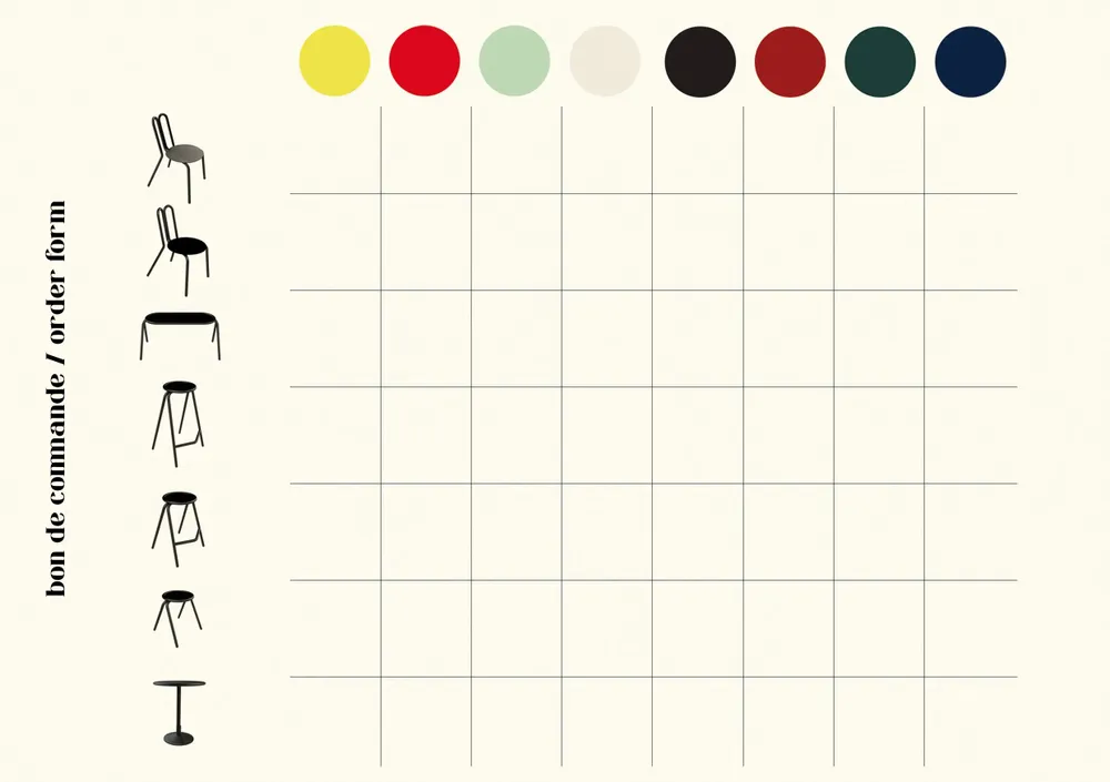 Lawn chairs - PASTILLE stool - VIADUCS