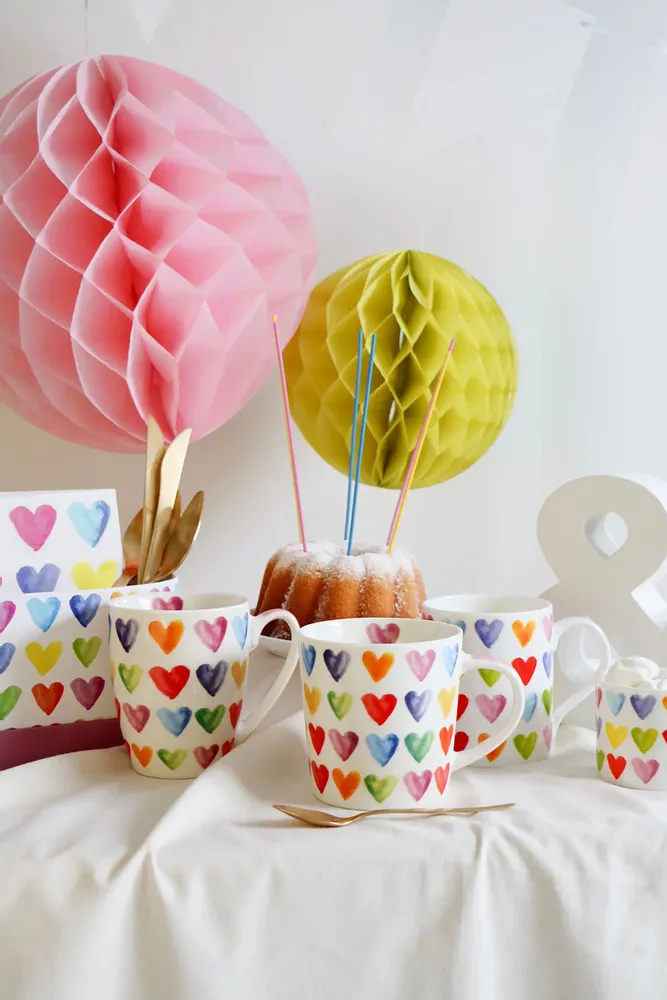 Cadeaux - Aquarell Hearts - PPD PAPERPRODUCTS DESIGN GMBH