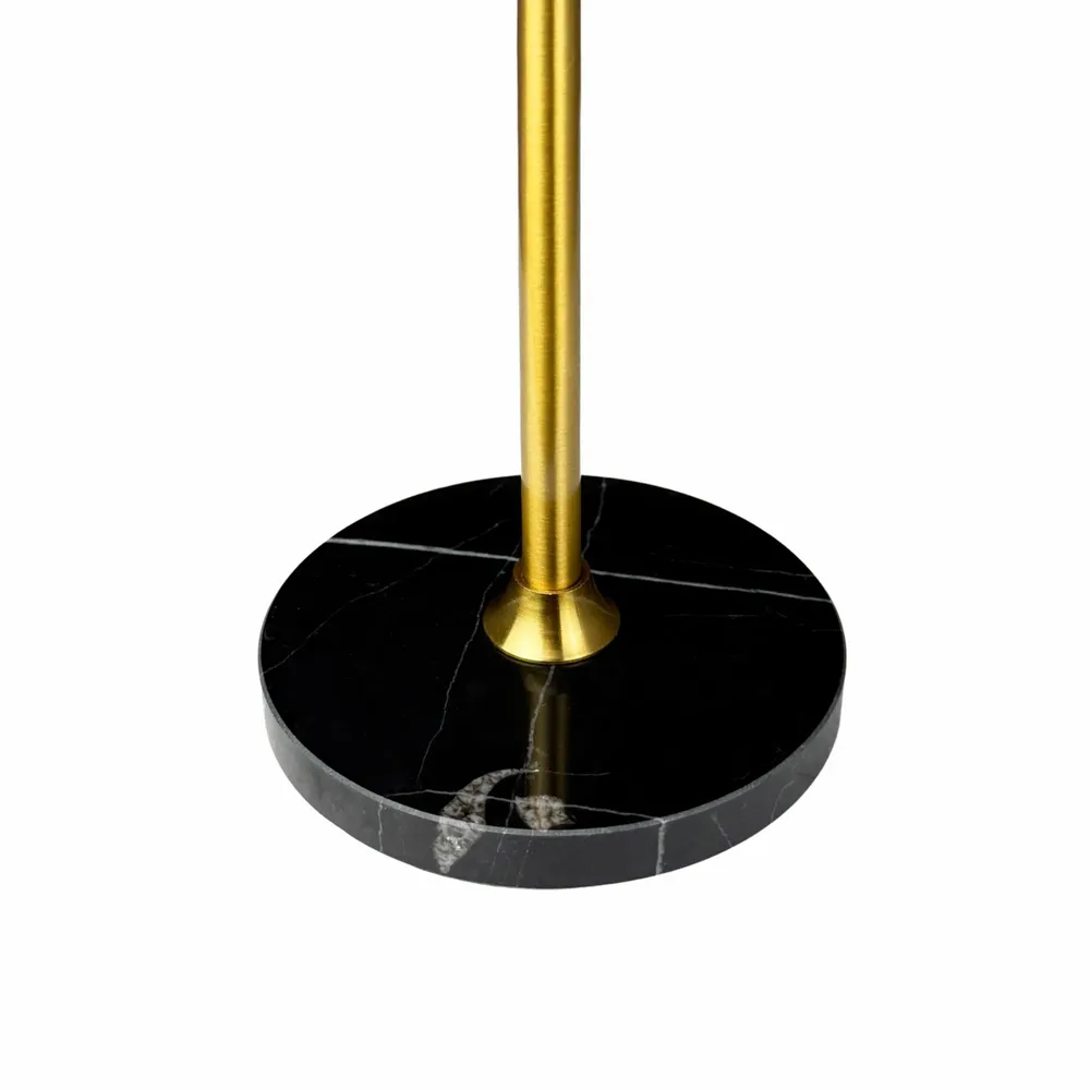Table lamps - MOONLIGHT Mini LED rechargeable table lamp black, brass, marble - DYBERG LARSEN