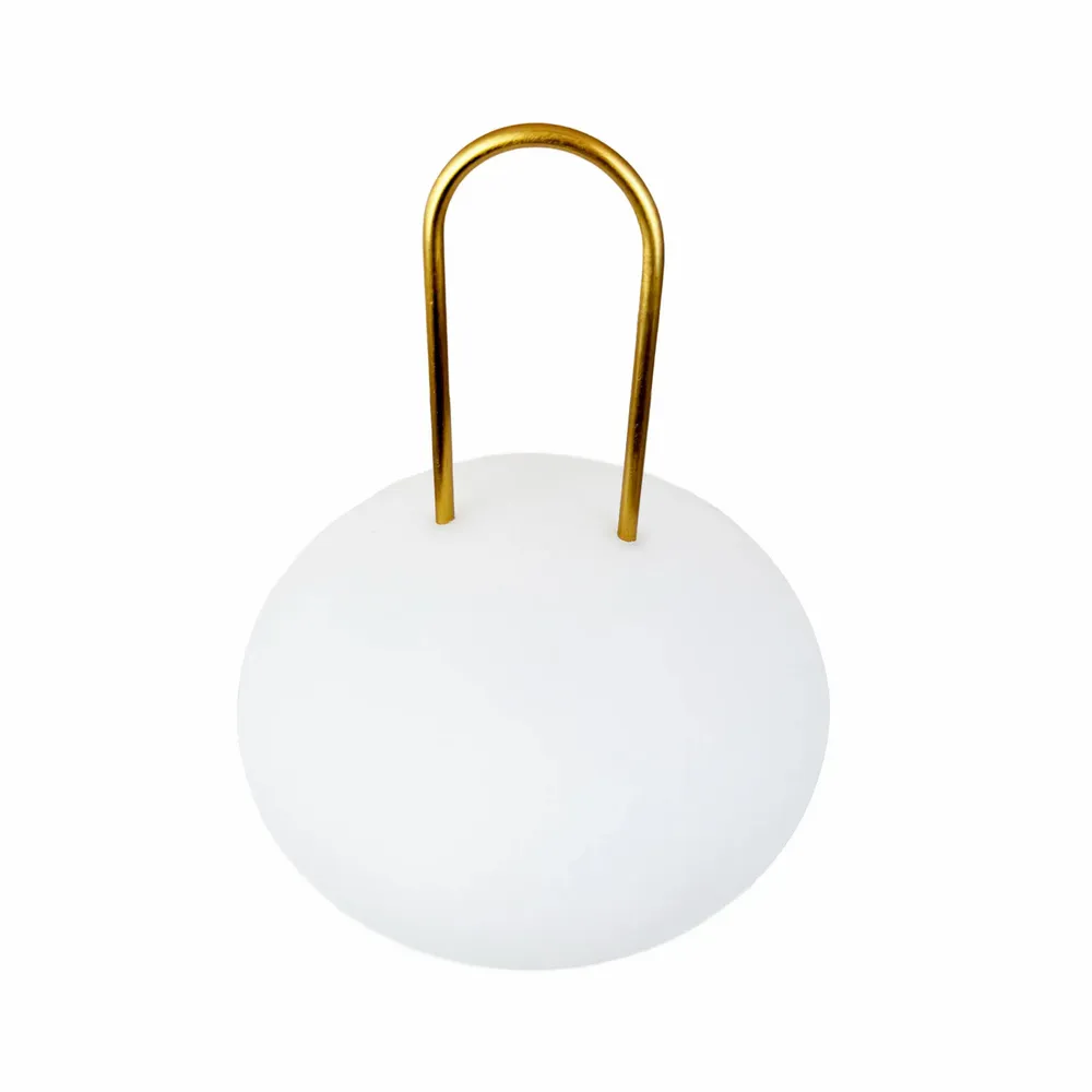 Lampes de table - Ellipse d'extérieur avec poignée en laiton LED rechargeable - DYBERG LARSEN
