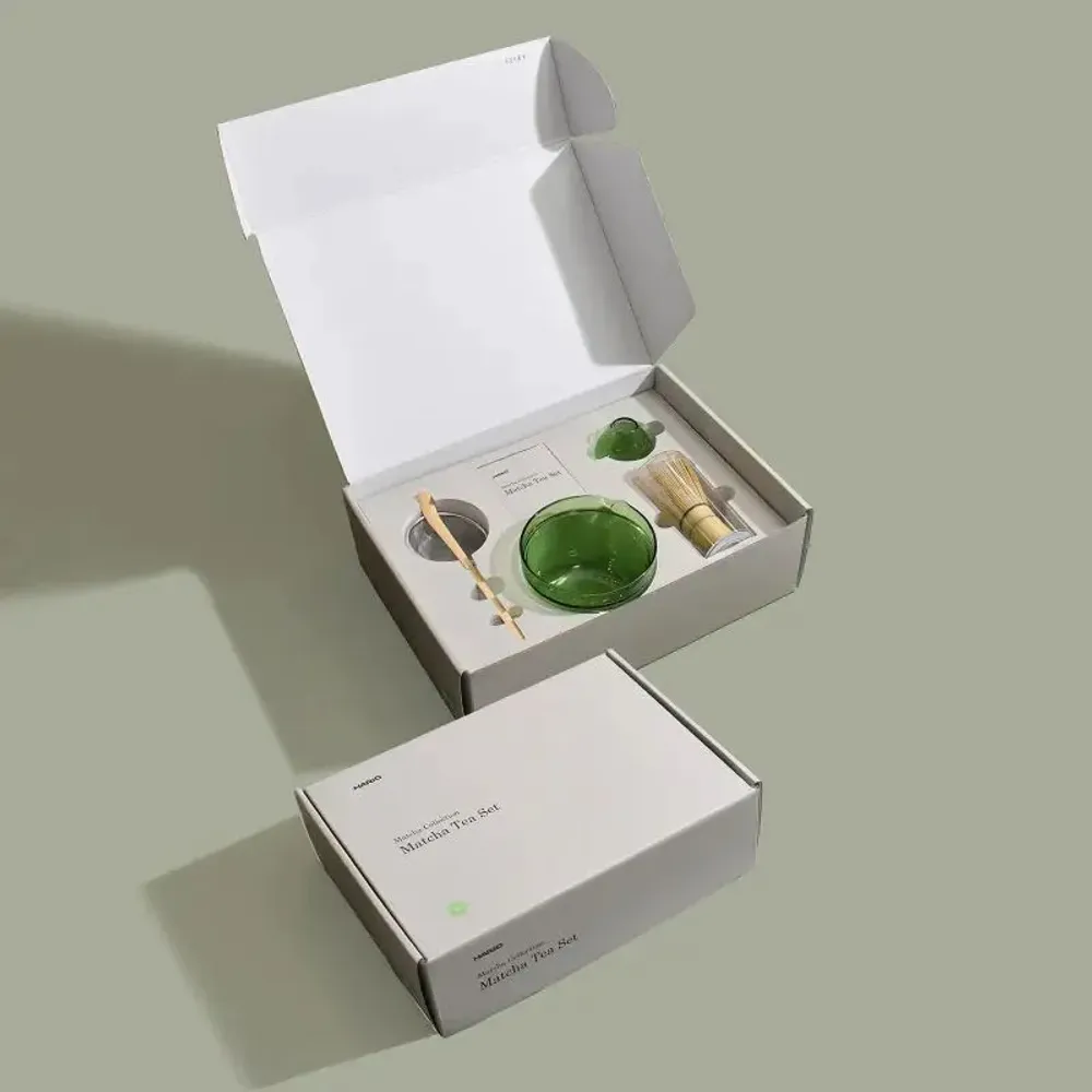 Accessoires thé et café - Coffret Matcha en verre résistant à la chaleur - transparente  / HARIO - ABINGPLUS