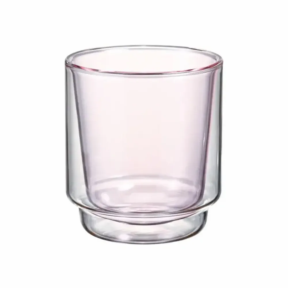 Tea and coffee accessories - Matcha box made of heat-resistant glass - pink/HARIO - ABINGPLUS