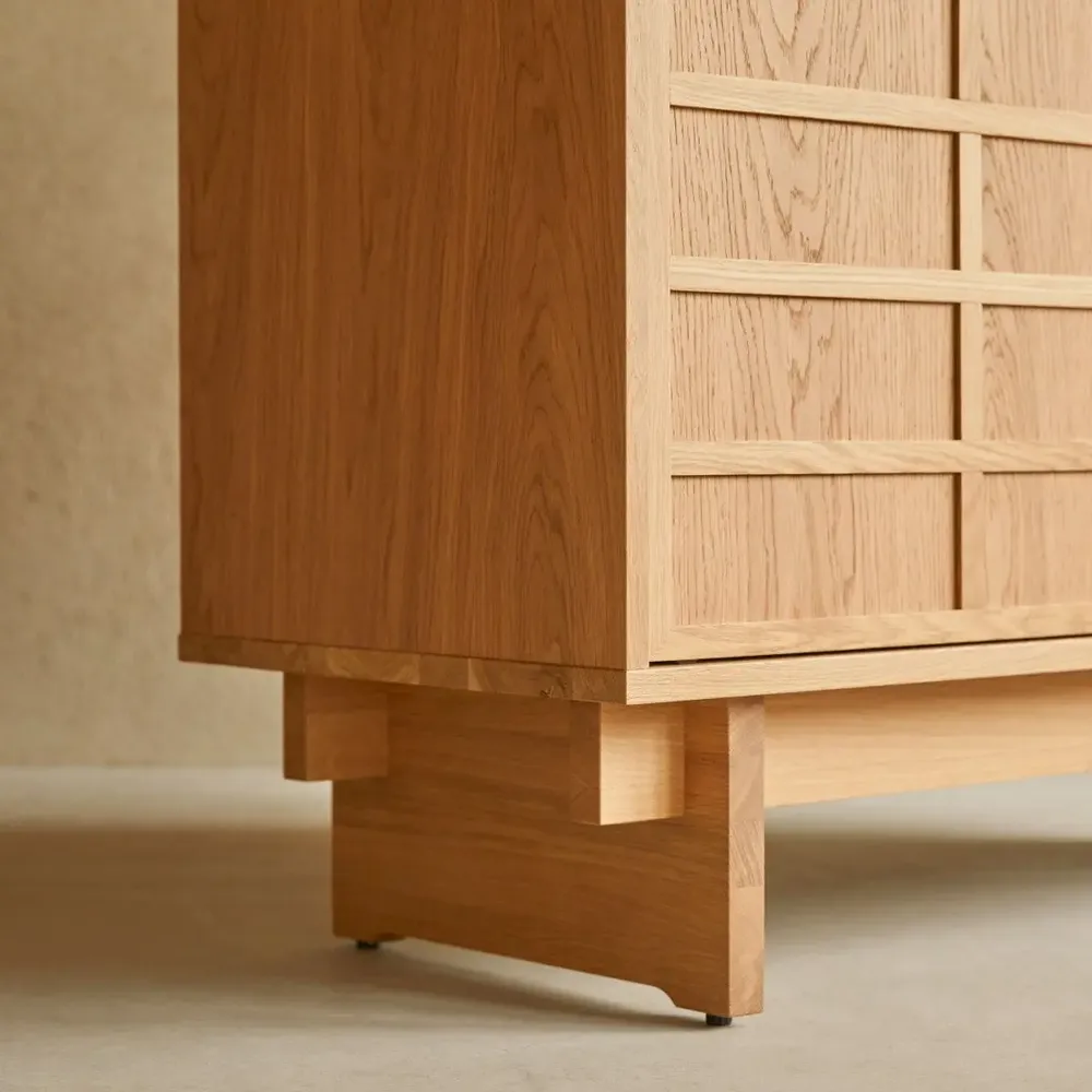 Bathroom equipment - Miu Meuble salle de bain en chêne 115 cm - TIKAMOON