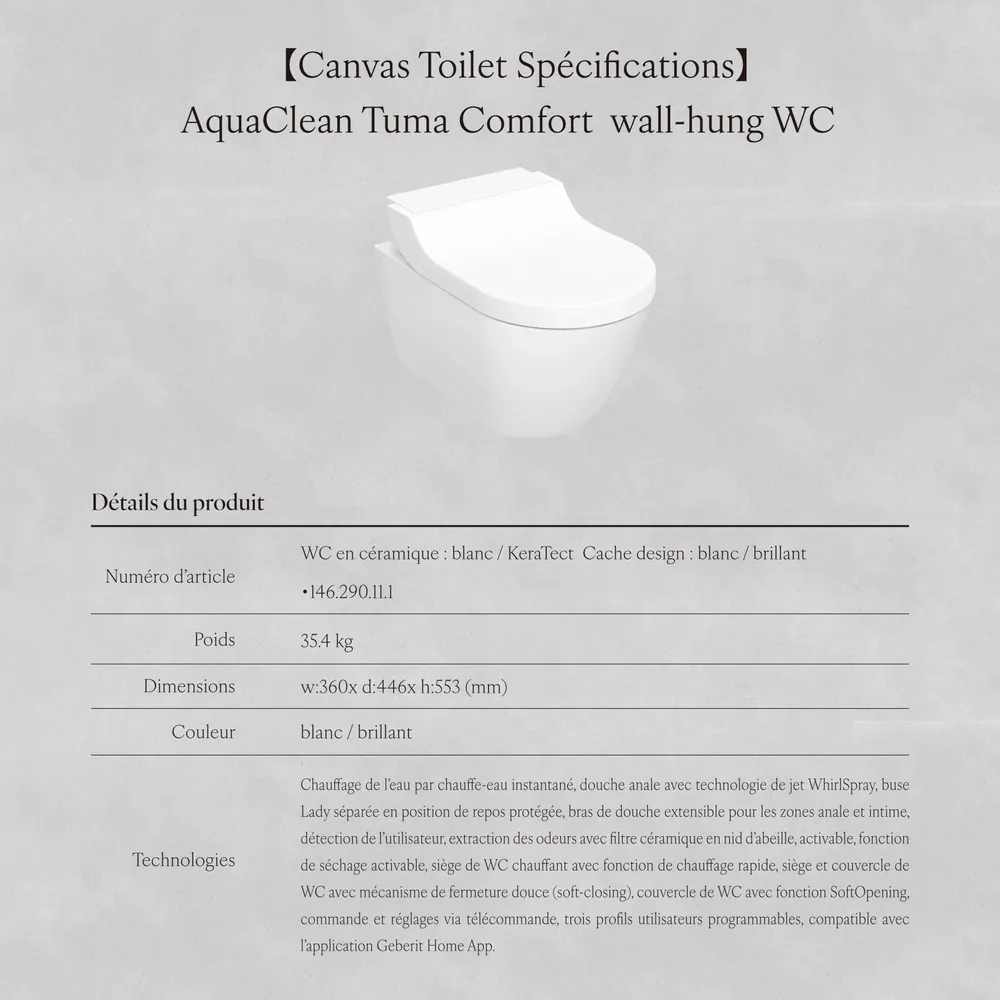 Céramique - Zebra/WC douche - ARTOLETTA® MAISON COLLECTION