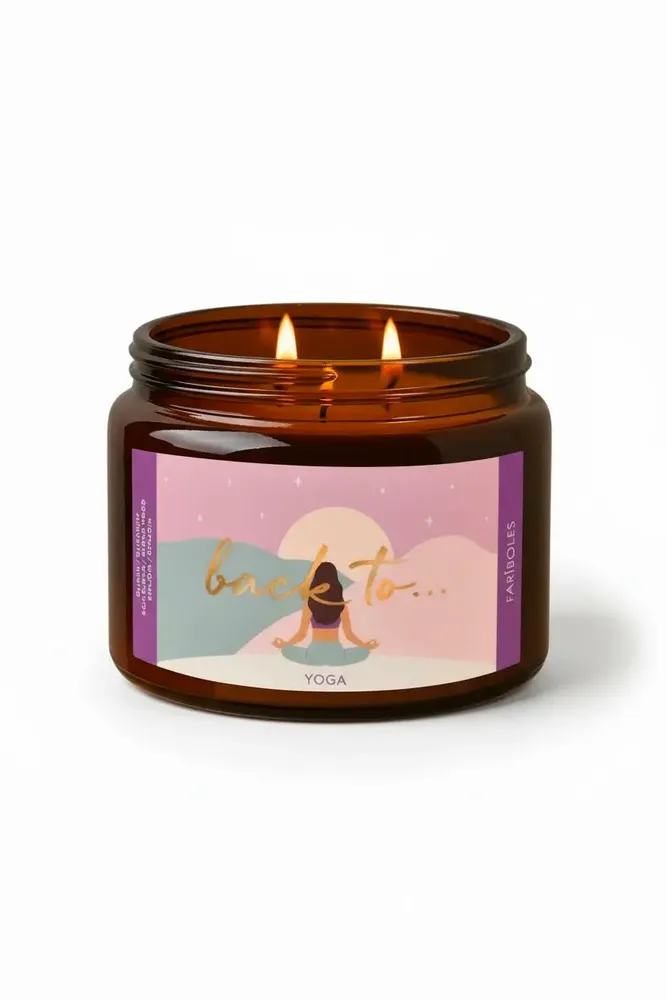 Bougies - BOUGIE backto YOGA - FARIBOLES