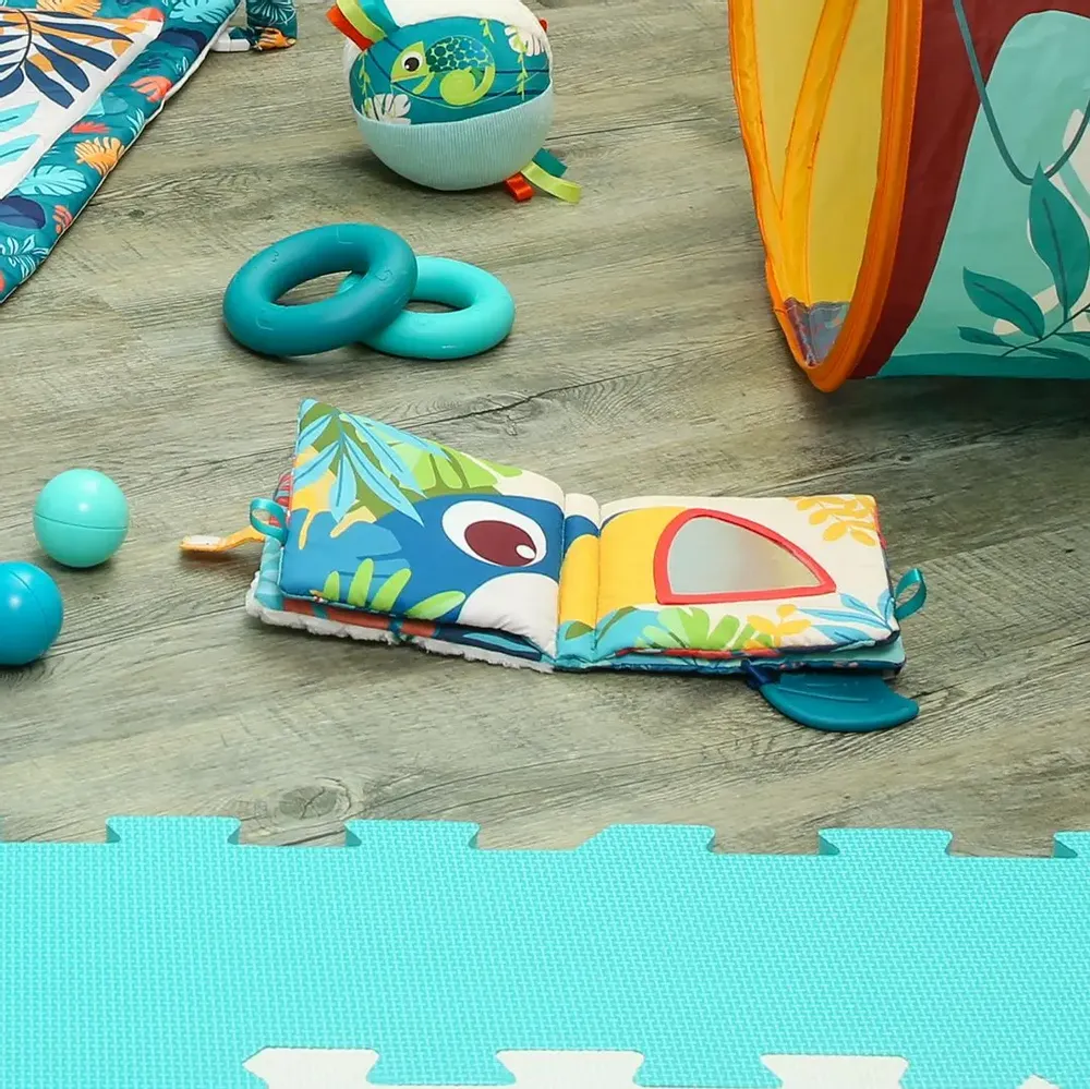 Jeux enfants - Livre d'éveil Jungle - LUDI