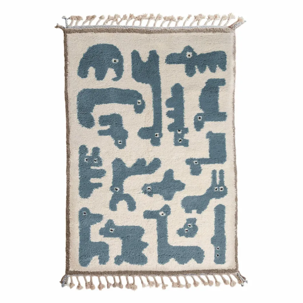 Bespoke carpets - Animauì rugs for children's bedrooms handmade in Morocco - CASA AMAR
