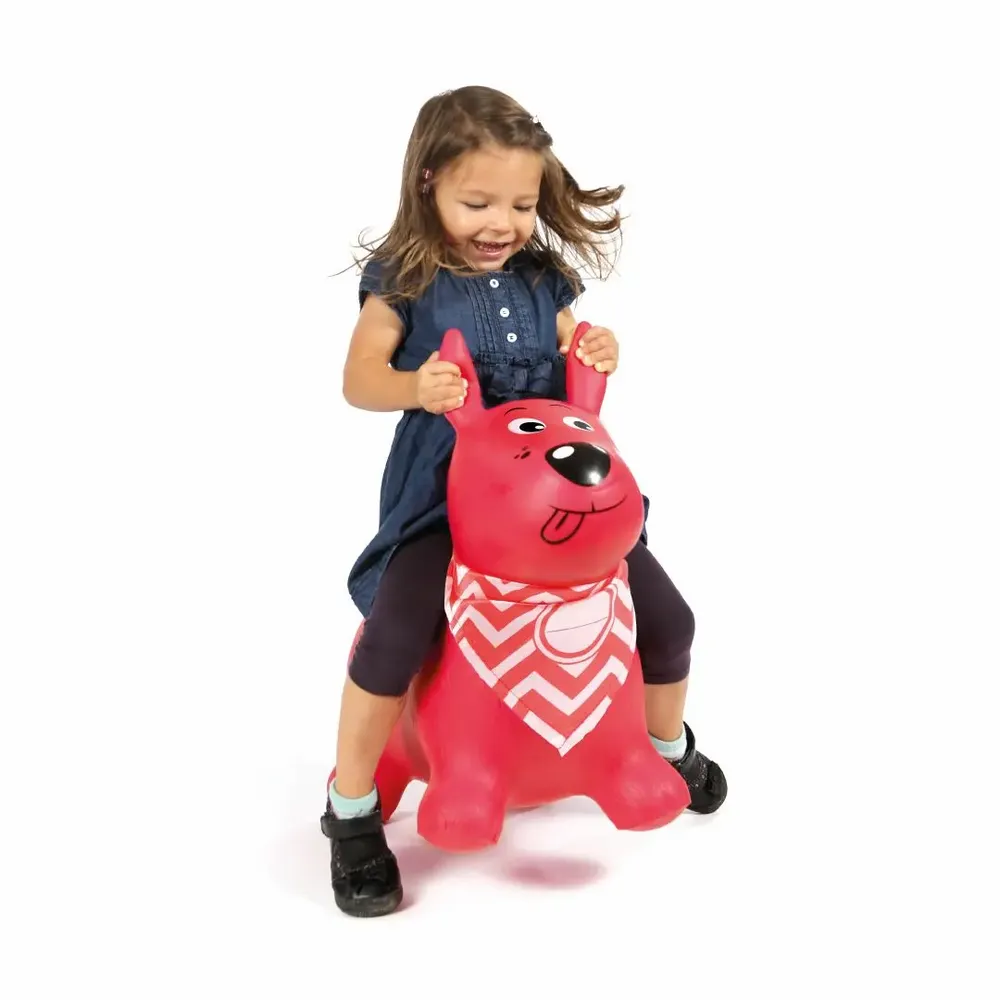 Jeux enfants - Mon chien sauteur rouge - LUDI