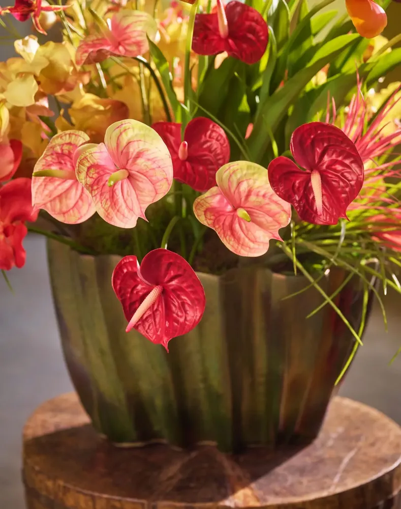 Floral decoration - Artificial Tropics Bouquet - SILK-KA BV