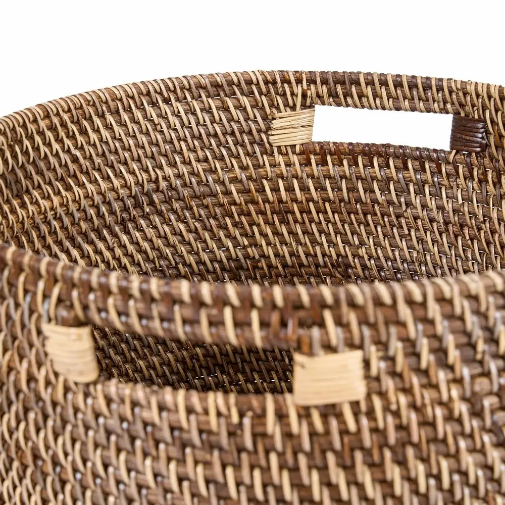 Laundry baskets - The Laundrilla Basket - Natural Brown - BAZAR BIZAR LIVING