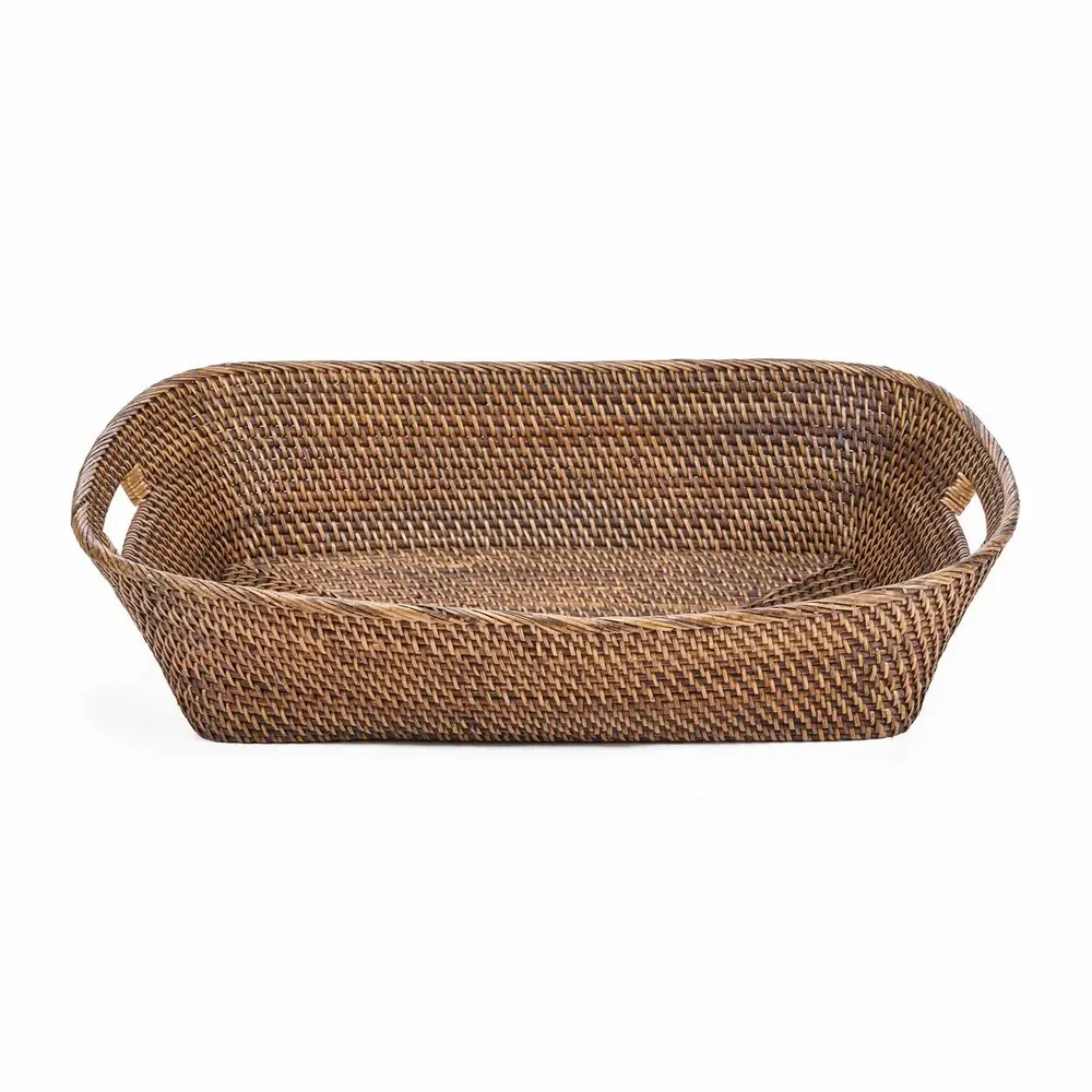 Laundry baskets - The Hannah Laundry Basket - Natural Brown - M - BAZAR BIZAR LIVING