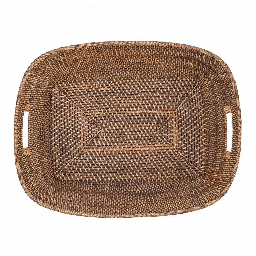 Laundry baskets - The Hannah Laundry Basket - Natural Brown - M - BAZAR BIZAR LIVING