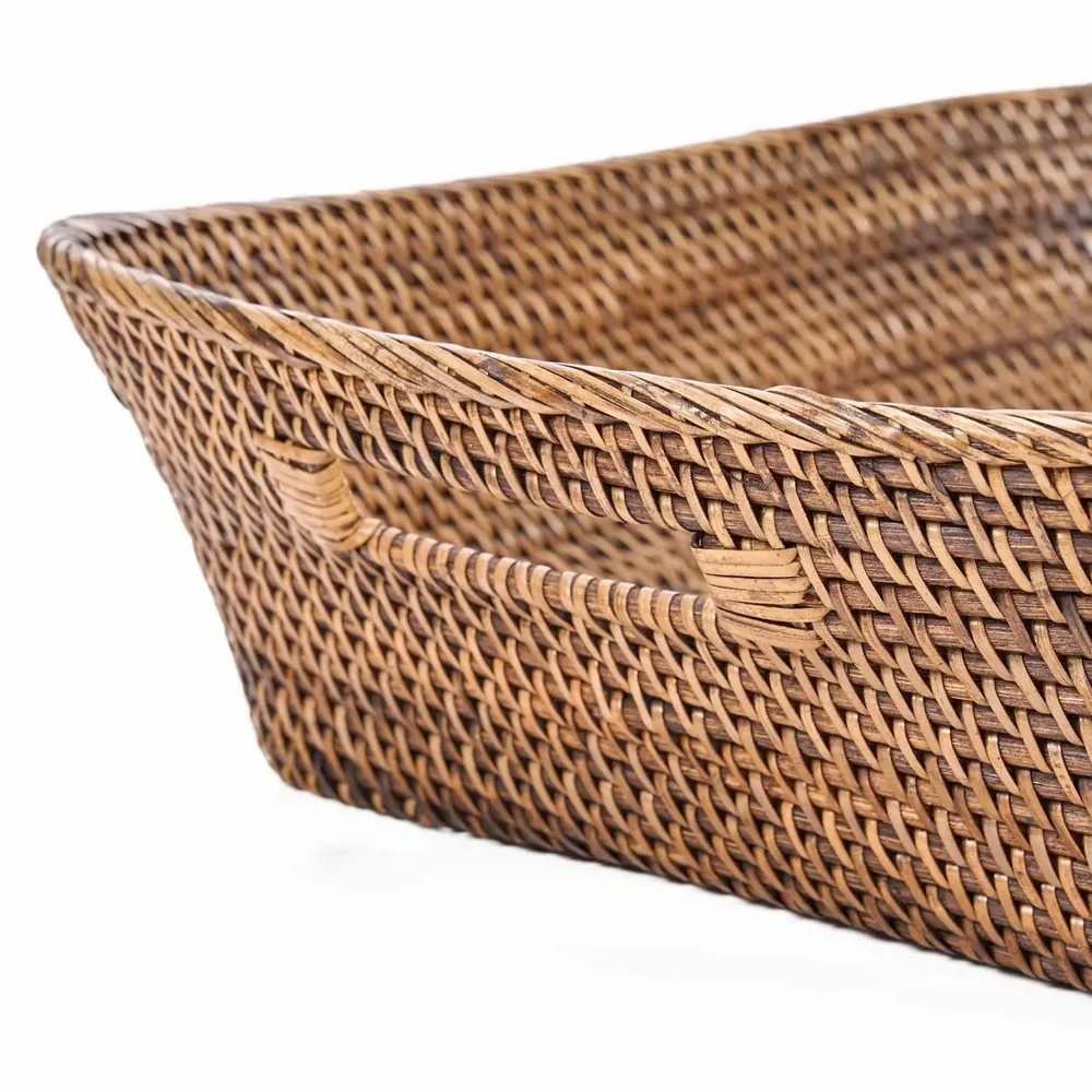 Laundry baskets - The Hannah Laundry Basket - Natural Brown - M - BAZAR BIZAR LIVING