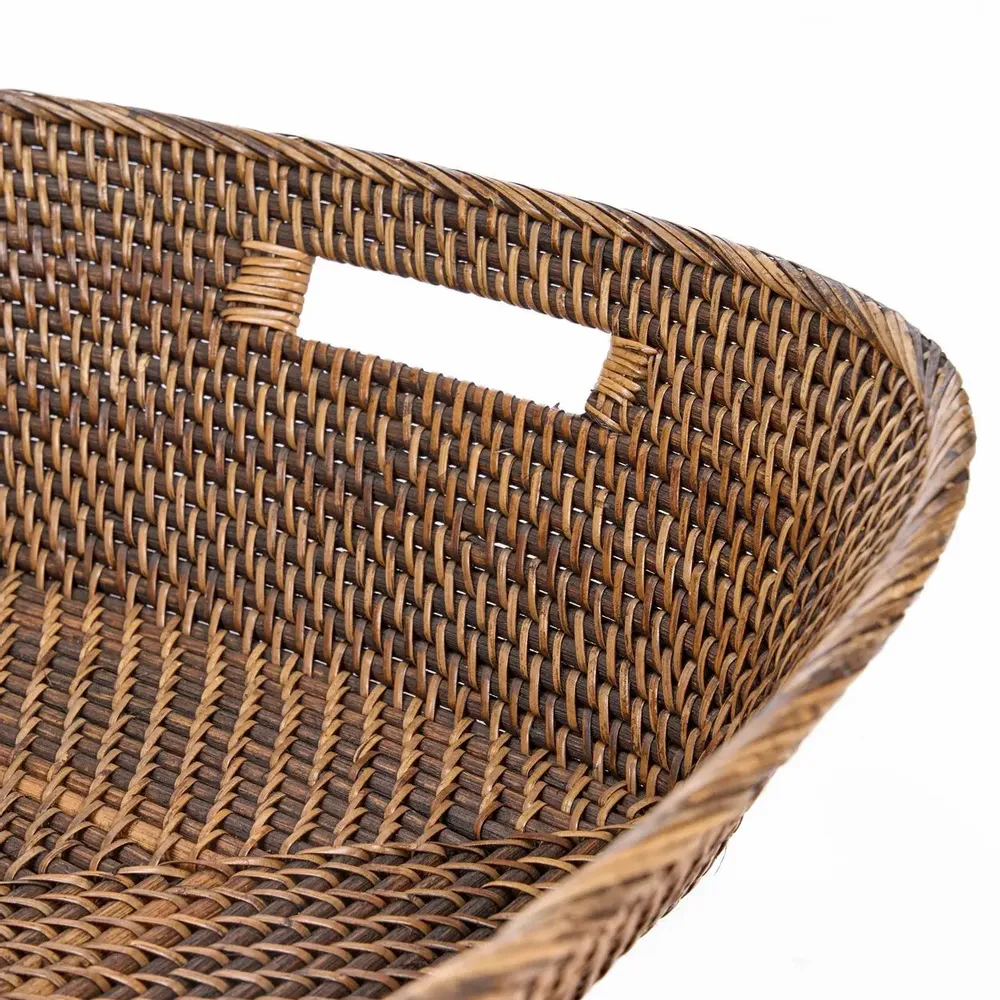 Laundry baskets - The Hannah Laundry Basket - Natural Brown - M - BAZAR BIZAR LIVING